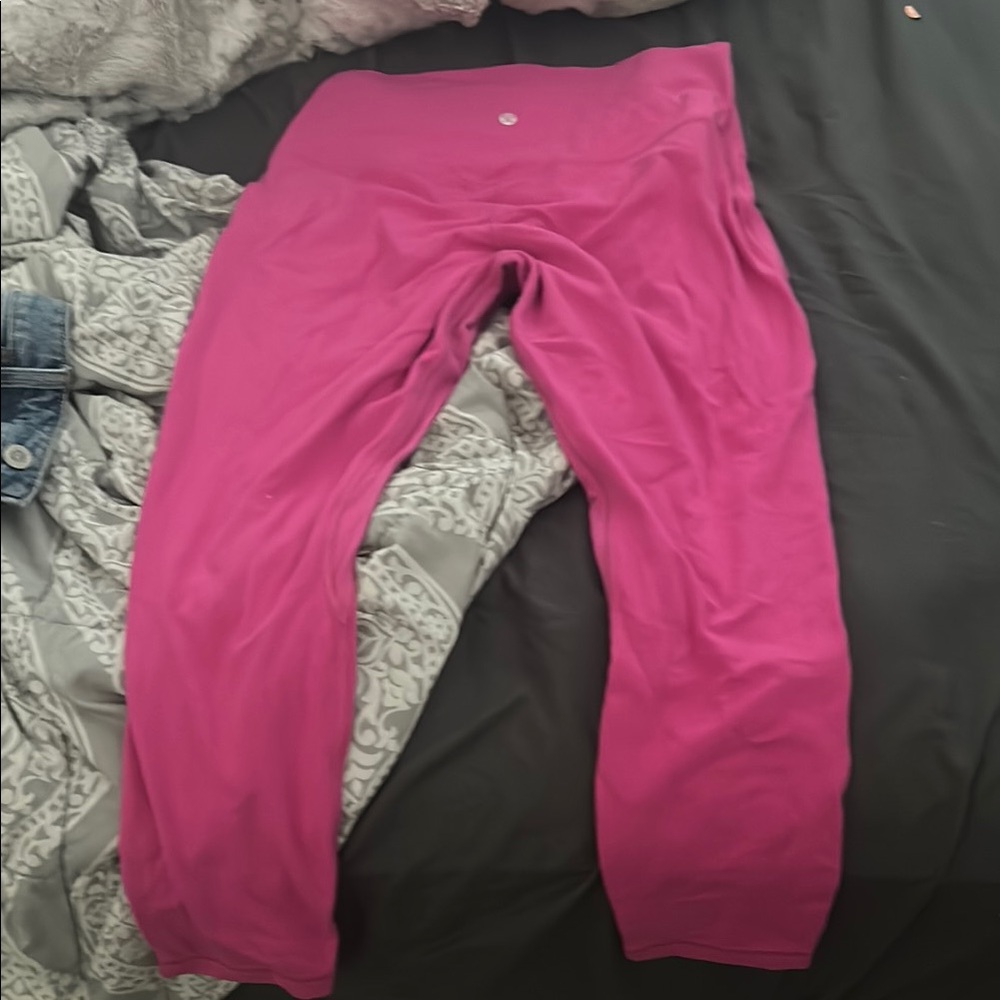 Lululemon Pink High-Waisted Leggings